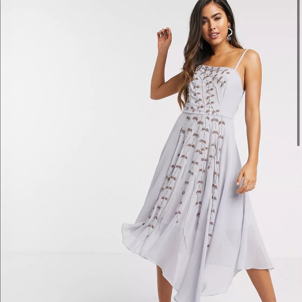 NWT - ASOS Embellished Lilac Dress